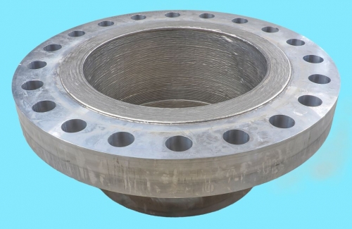 overlay of flange